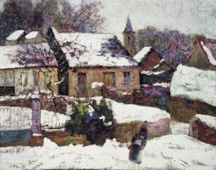 Wet Snow, Auvergne, unknow artist